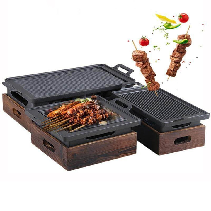 Smokeless Portable Japanese Non-Stick BBQ Grill | Bowlift