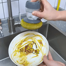 BowLift | Palm Brush Kitchen Soap Washing Dispenser