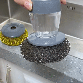 BowLift | Palm Brush Kitchen Soap Washing Dispenser