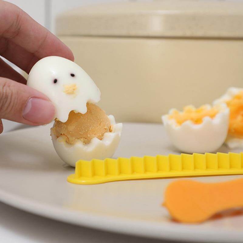 BowLift | 6pcs Smiley Face Cute Egg Cutter