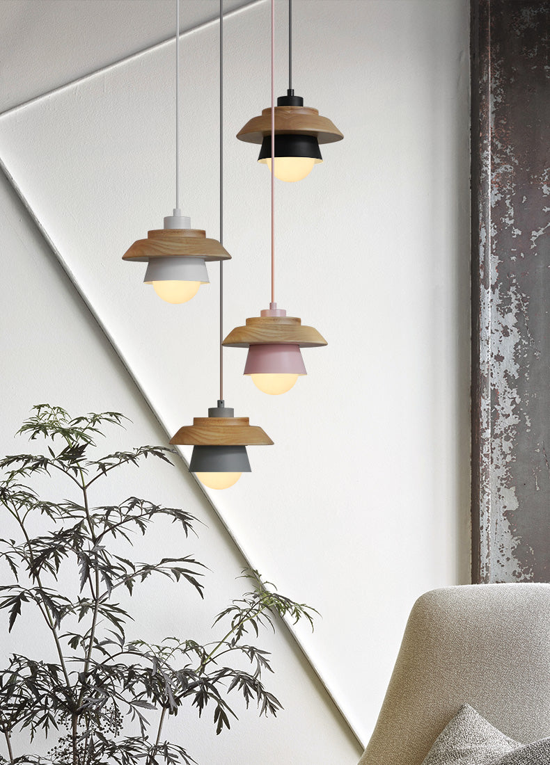 BowLift | Modern Nordic Wooden Pendant Light