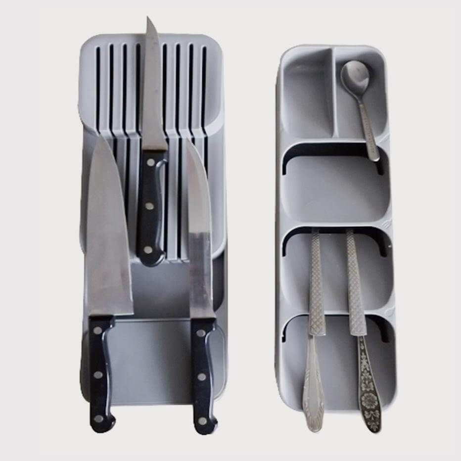 BowLift | Hidden Multilayer Silverware Organizer