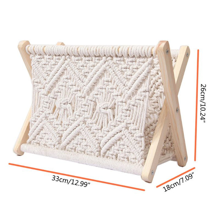 Nordic Cotton FoldaBowlifte Magazine Holder | Bowlift