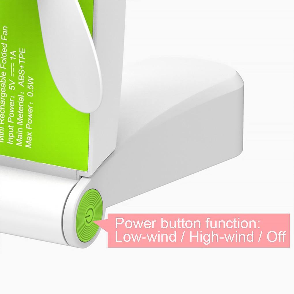 Rechargeable Portable Foldable Mini Fan | Bowlift