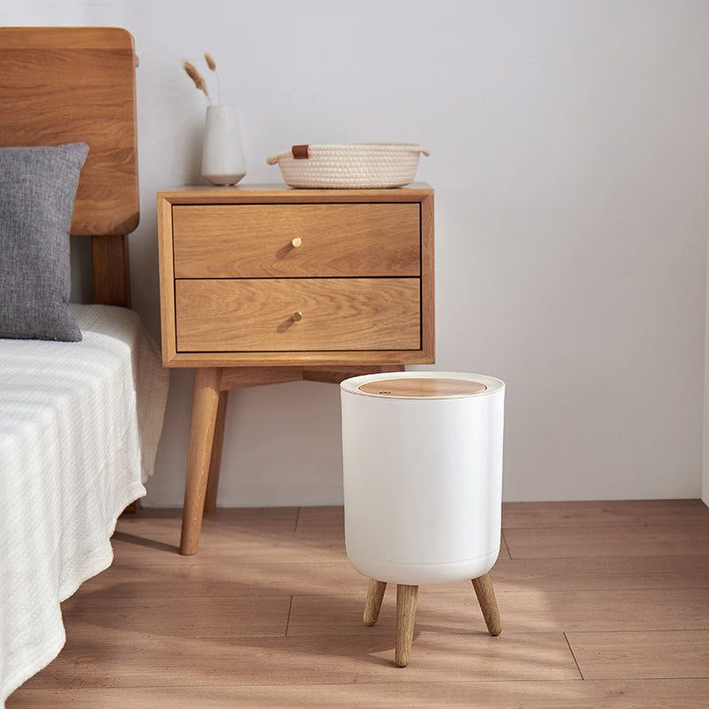 Nordic Style Elegant One Touch Trash Can | Bowlift