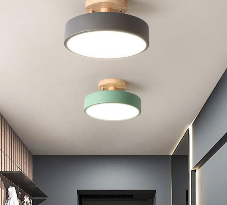 Colorful Nordic LED Ceiling Lamp | Bowlift