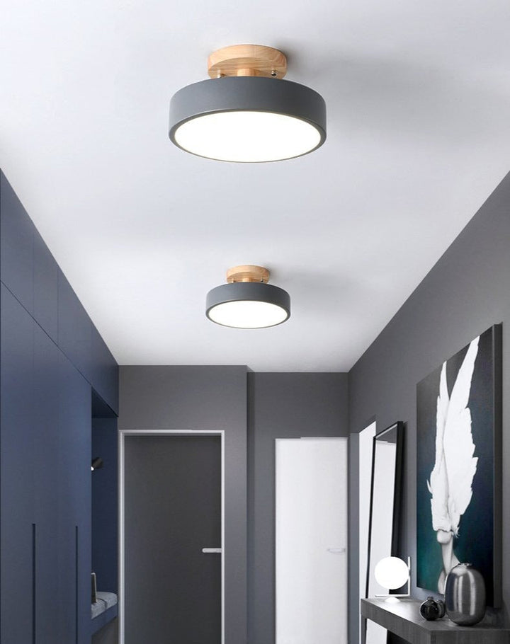 Colorful Nordic LED Ceiling Lamp | Bowlift