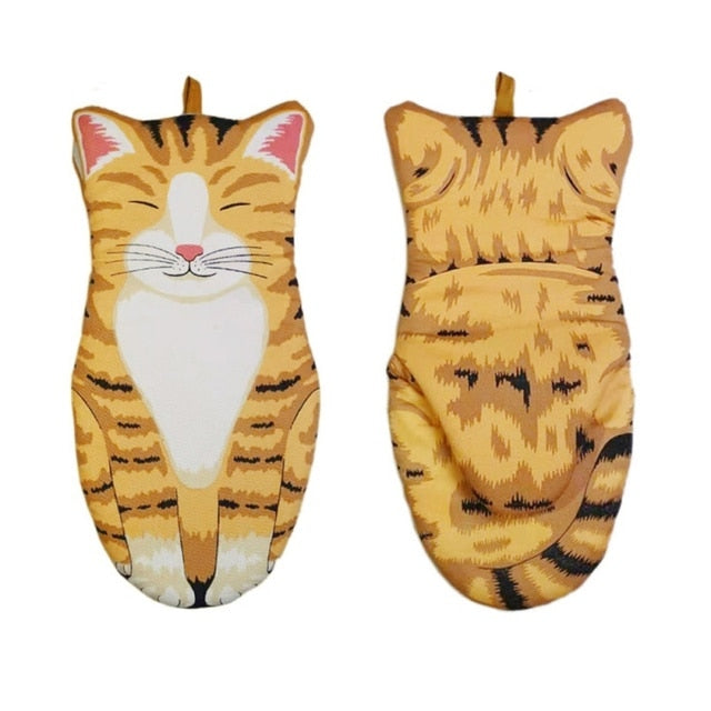 BowLift | Cute Cat Paws Oven Mitts