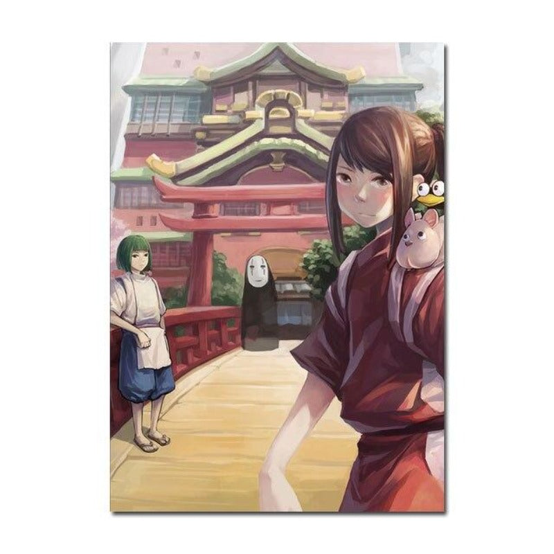 Abstract Cartoon Anime - Canvas Wall Art Painting | Bowlift