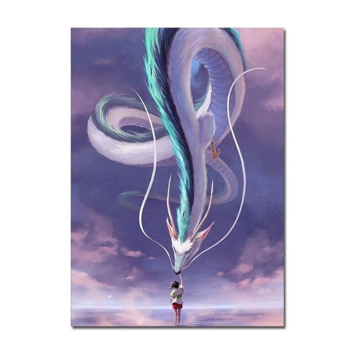 Abstract Cartoon Anime - Canvas Wall Art Painting | Bowlift