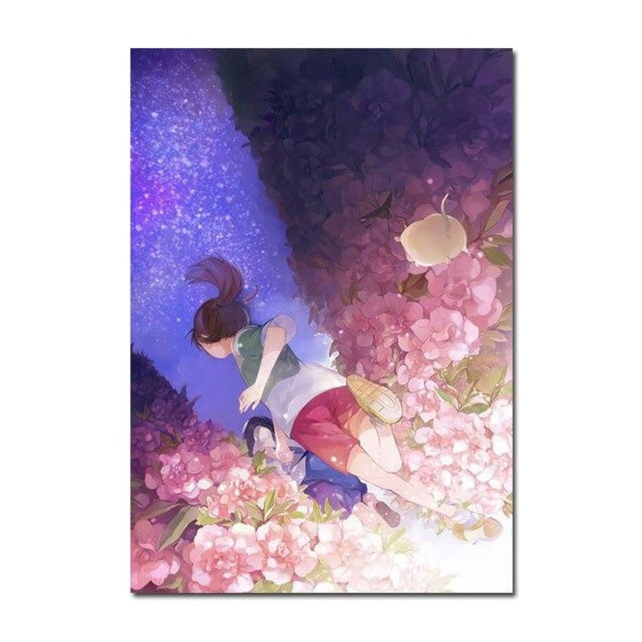 Abstract Cartoon Anime - Canvas Wall Art Painting | Bowlift