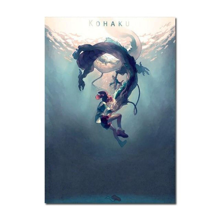 Abstract Cartoon Anime - Canvas Wall Art Painting | Bowlift