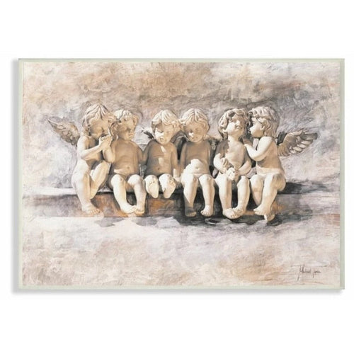 Statue Of Angels - Canvas Wall Art Painting | Bowlift