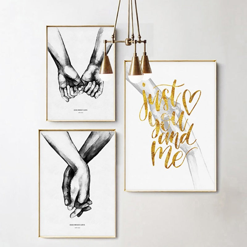 You and Me - Canvas Wall Art Painting | Bowlift