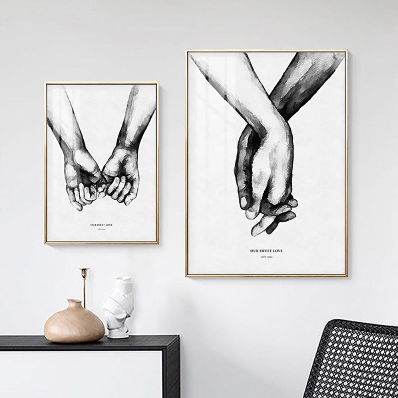 You and Me - Canvas Wall Art Painting | Bowlift