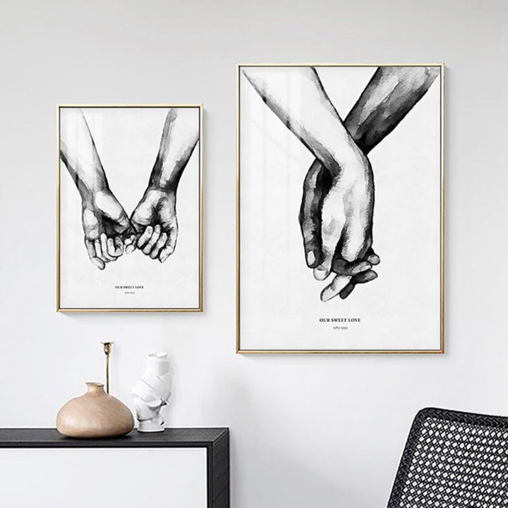 You and Me - Canvas Wall Art Painting | Bowlift
