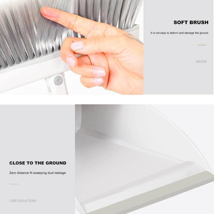 BowLift | Detachable Foldable Dustpan Cleaning Set