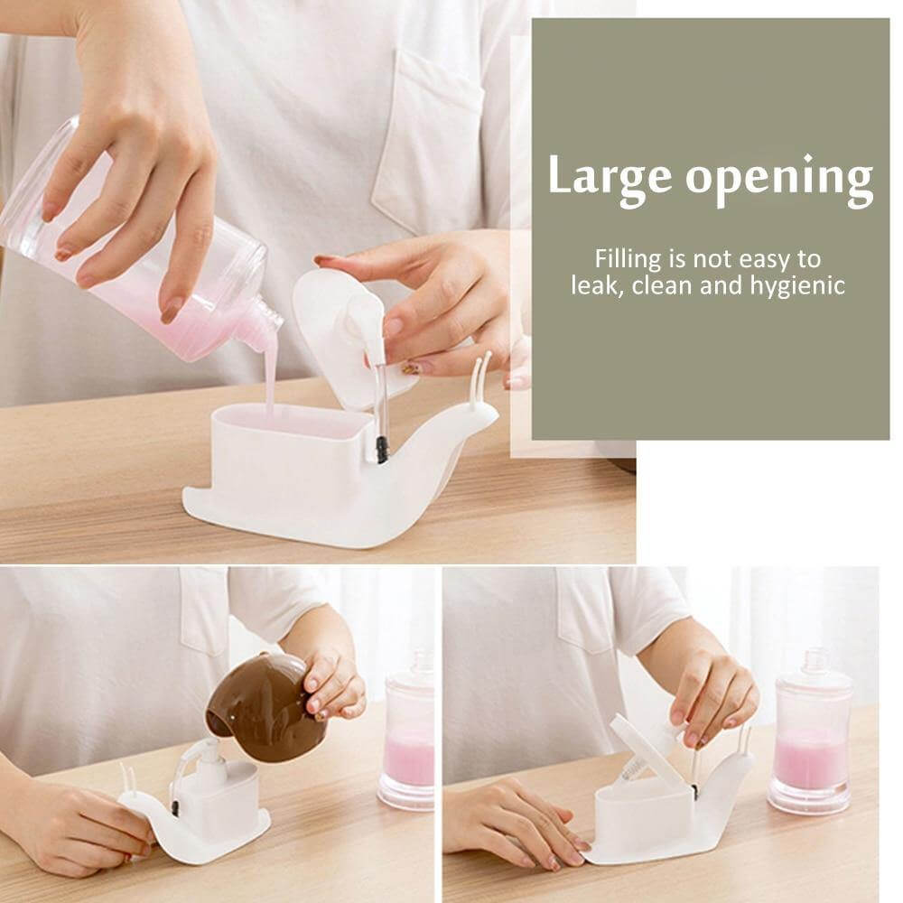 PortaBowlifte Snail Shaped Liquid Soap Dispenser | Bowlift