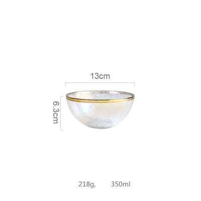 BowLift | Creative Rainbow Glass Dinnerware Plate