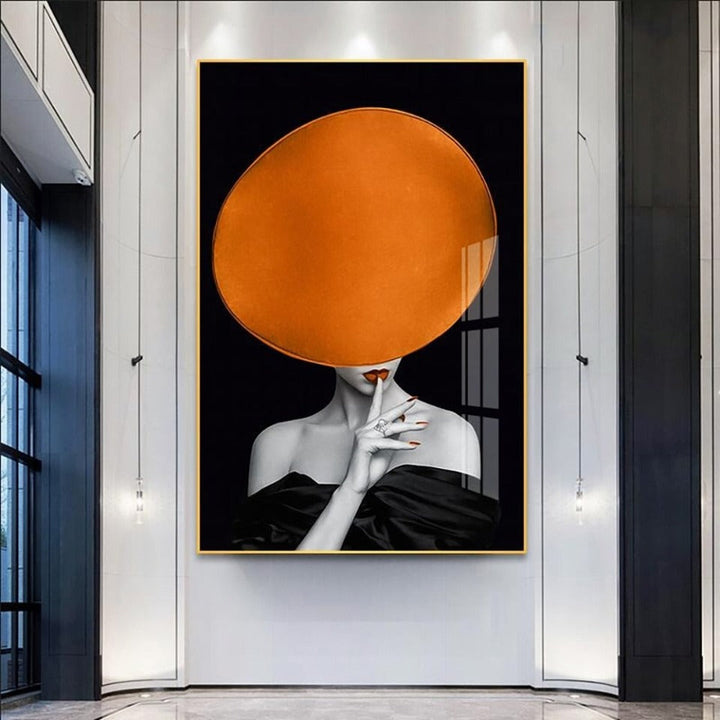 Fashion Woman - Canvas Wall Art Painting | Bowlift