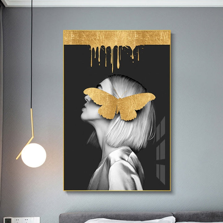 Fashion Woman - Canvas Wall Art Painting | Bowlift