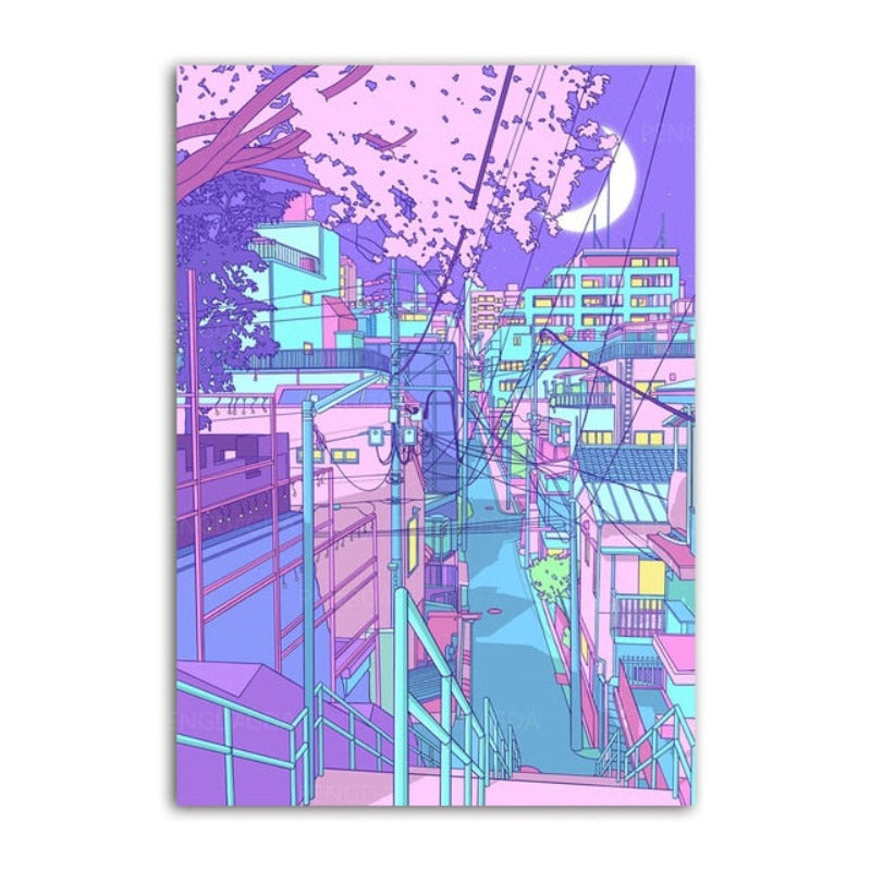 Japanese Royal House - Canvas Wall Art Painting | Bowlift