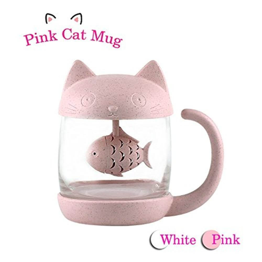 BowLift | Cute Tea Mug Cup with Filter