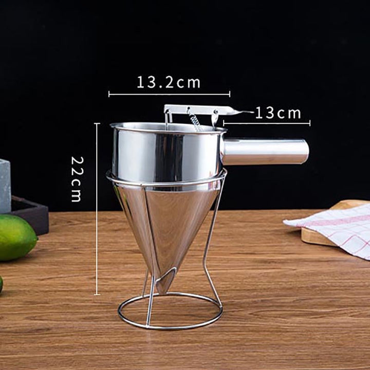 BowLift | Stainless Steel Handheld Batter Dispenser