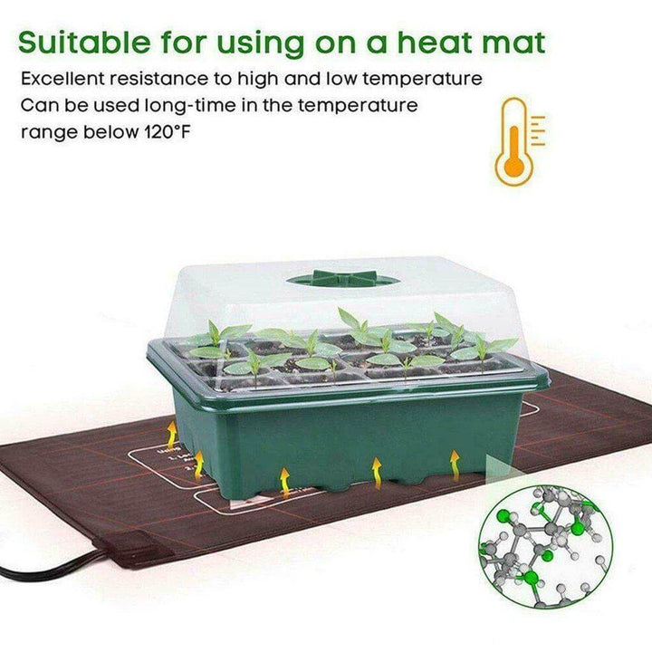 Adjustable 12 Seedling Planting Box | Bowlift