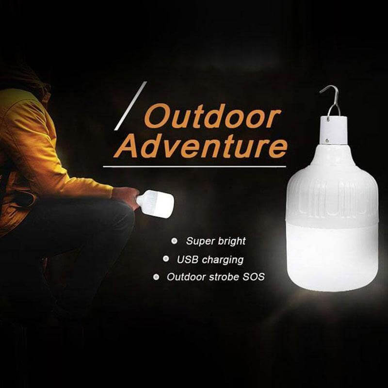Outdoor USB Rechargeable LED Night Light Bulb | Bowlift