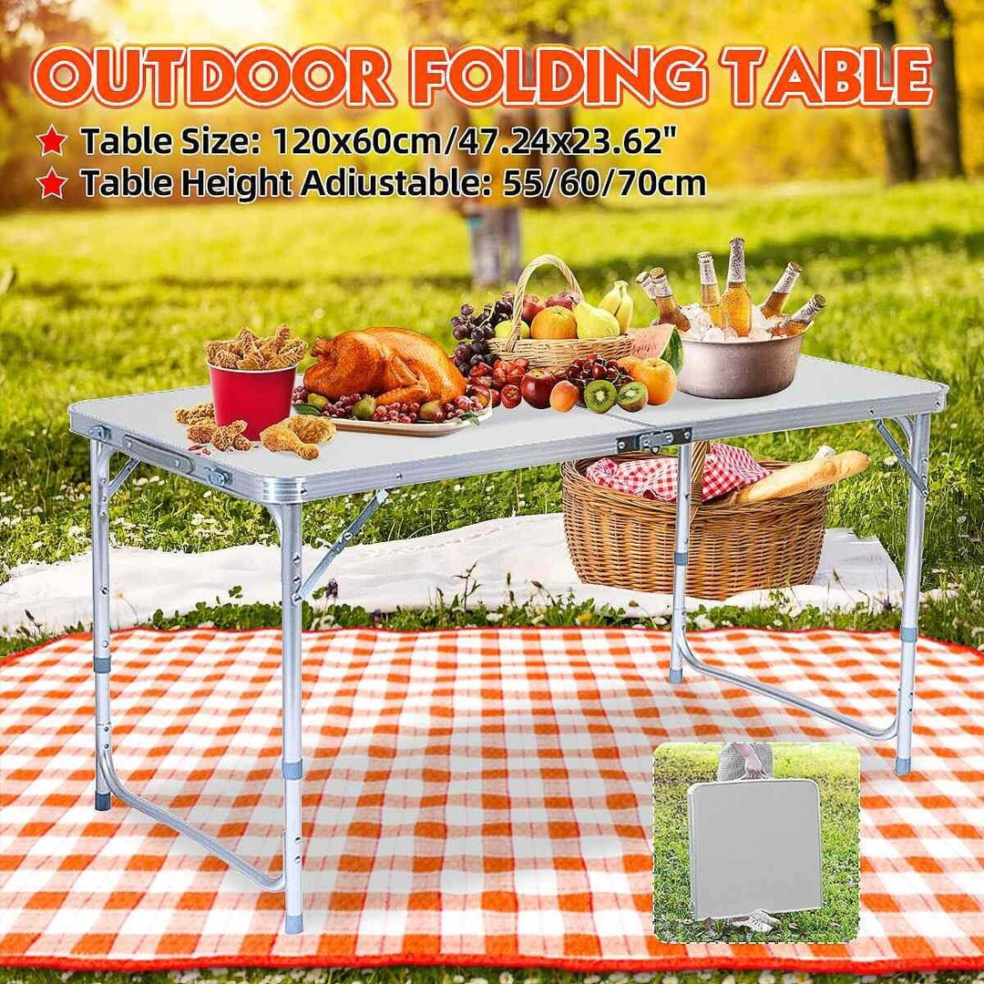 Outdoor Waterproof Adjustable Foldable Picnic Table Set | Bowlift