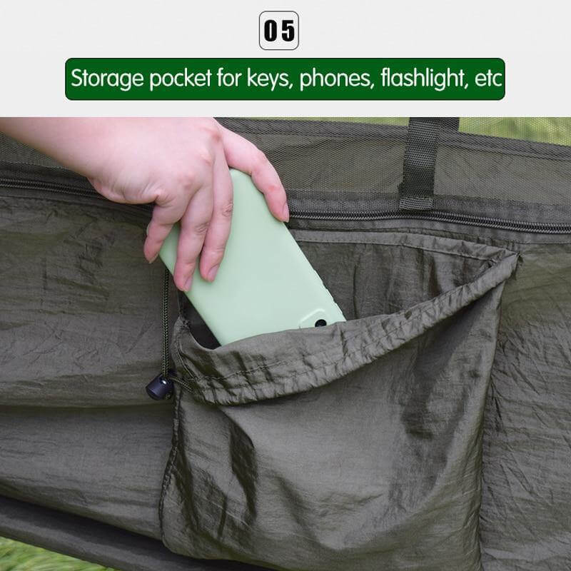 Portable Adventure Camping Outdoor Mosquito Net Hammock | Bowlift