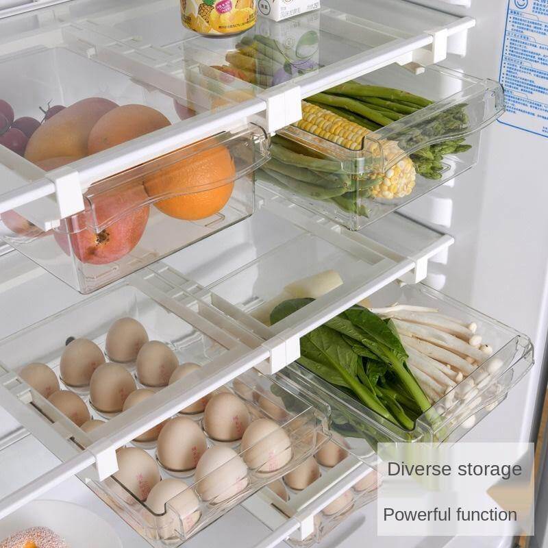 BowLift | Fridge Organizer Under Shelf Drawer Box