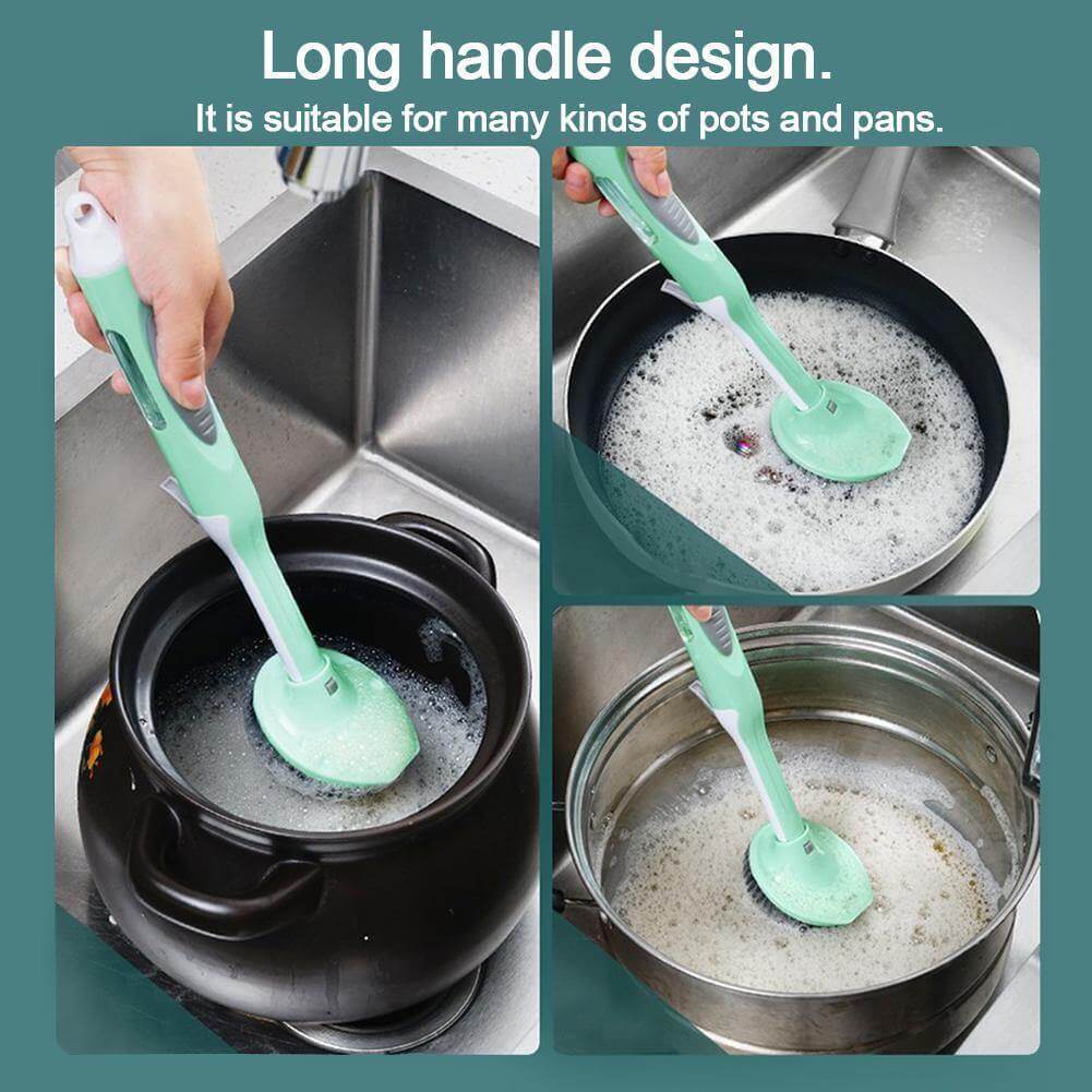 BowLift | Multifunctional Kitchen Dish Soap Dispensing Brush