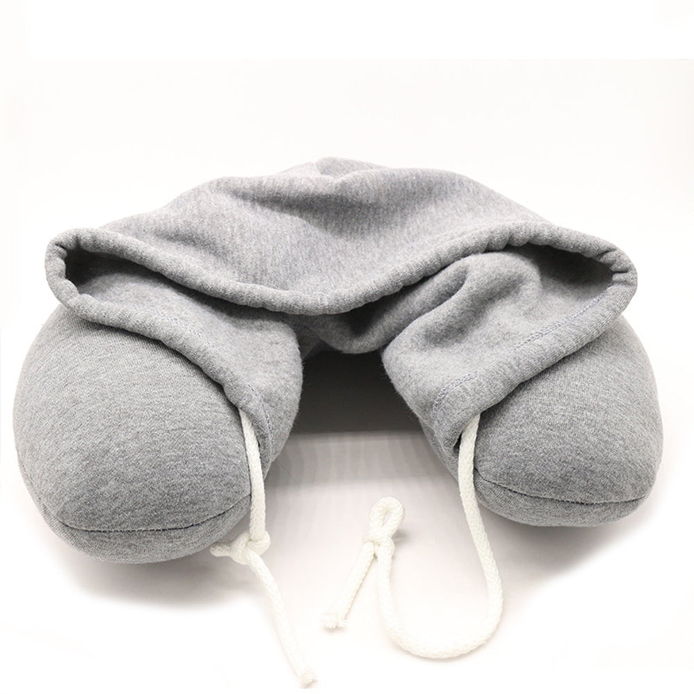 BowLift | Hooded Foldable Memory Foam Neck Pillow for Travelers