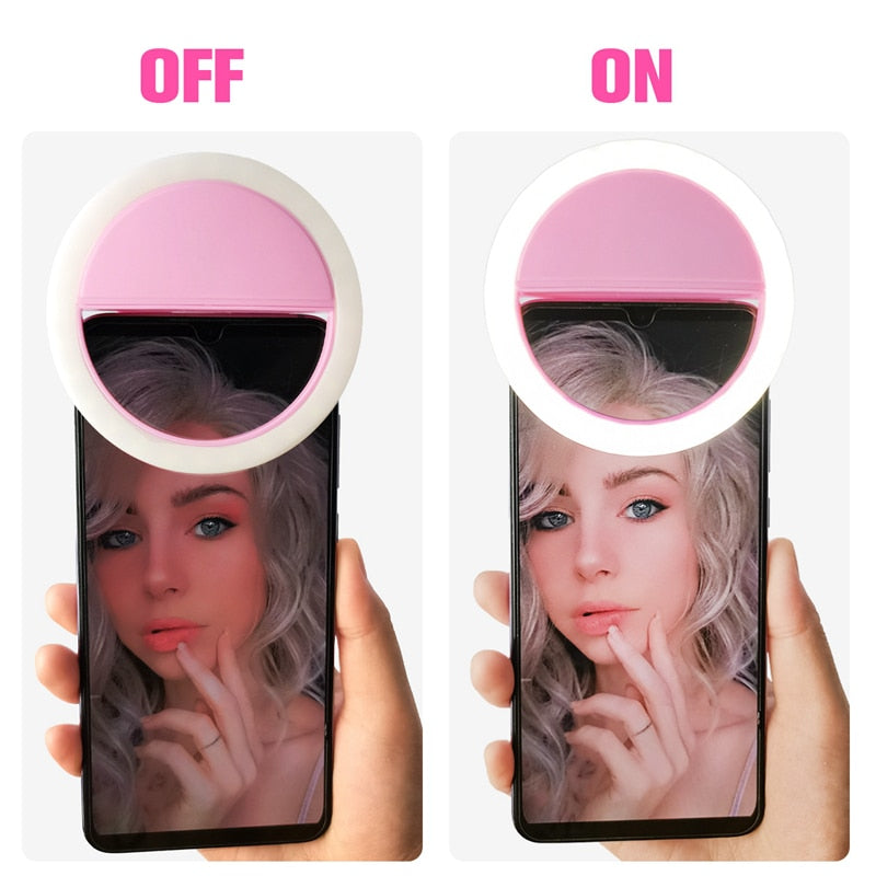Portable Selfie Ring Light - GlowSnap | Bowlift