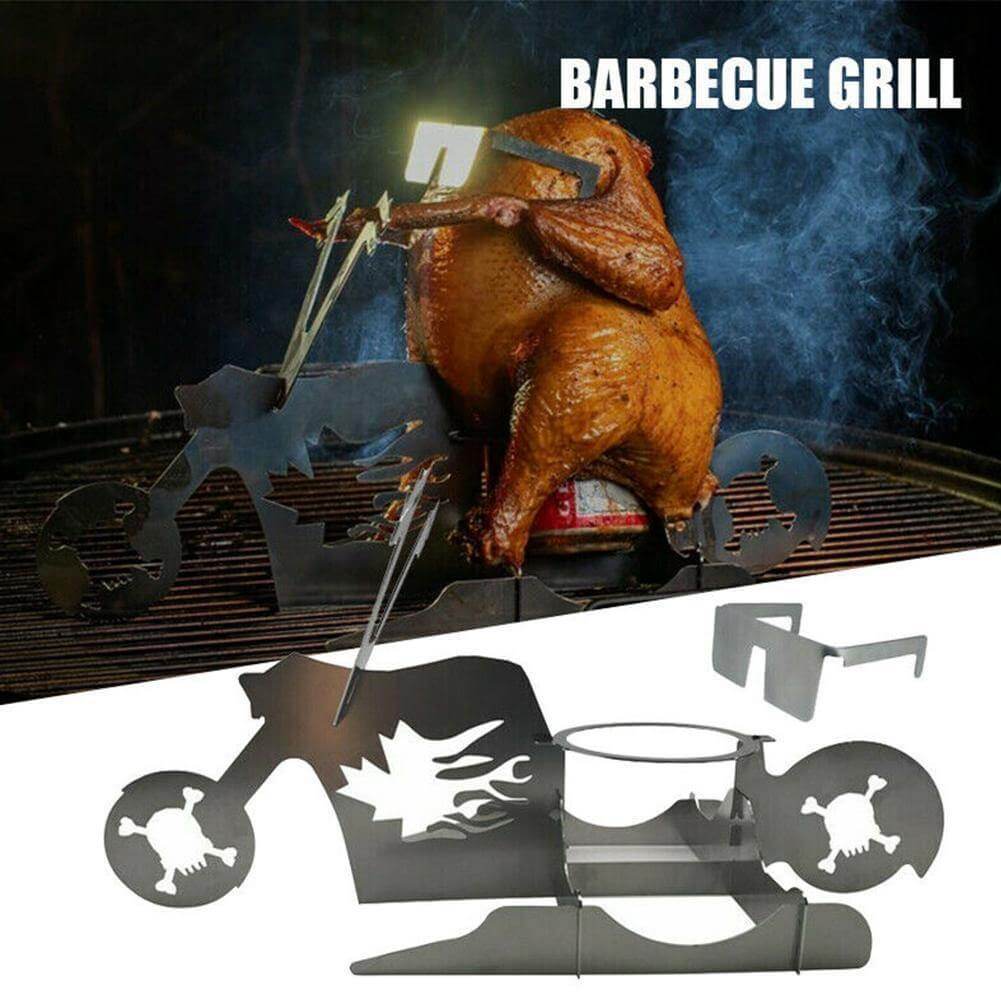 BowLift | Motorcycle Chicken Grill Stand Rack