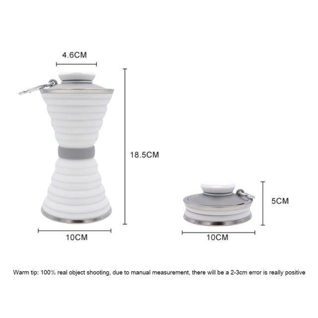 BowLift | 500mL Foldable Soft Silicone Bottle