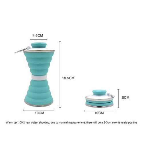 BowLift | 500mL Foldable Soft Silicone Bottle
