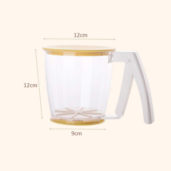 BowLift | Hand-Pressed Flour Sifter Filter Strainer Gadget