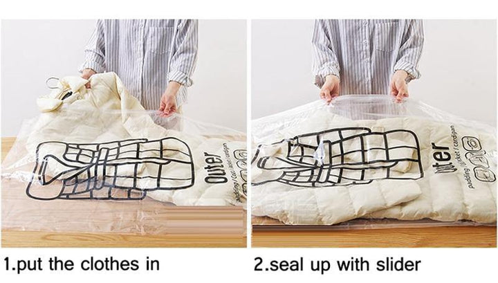 BowLift | Closet Organizer Hanging Vacuum Bag