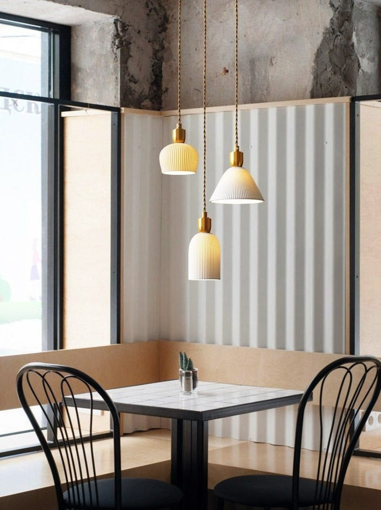 Modern Nordic Ceramic Pendant Lamps | Bowlift