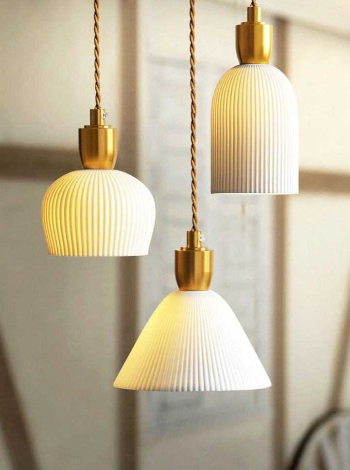 Modern Nordic Ceramic Pendant Lamps | Bowlift
