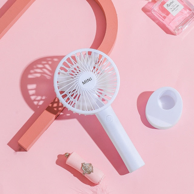 Phone Holder Mini Handheld Fan | Bowlift