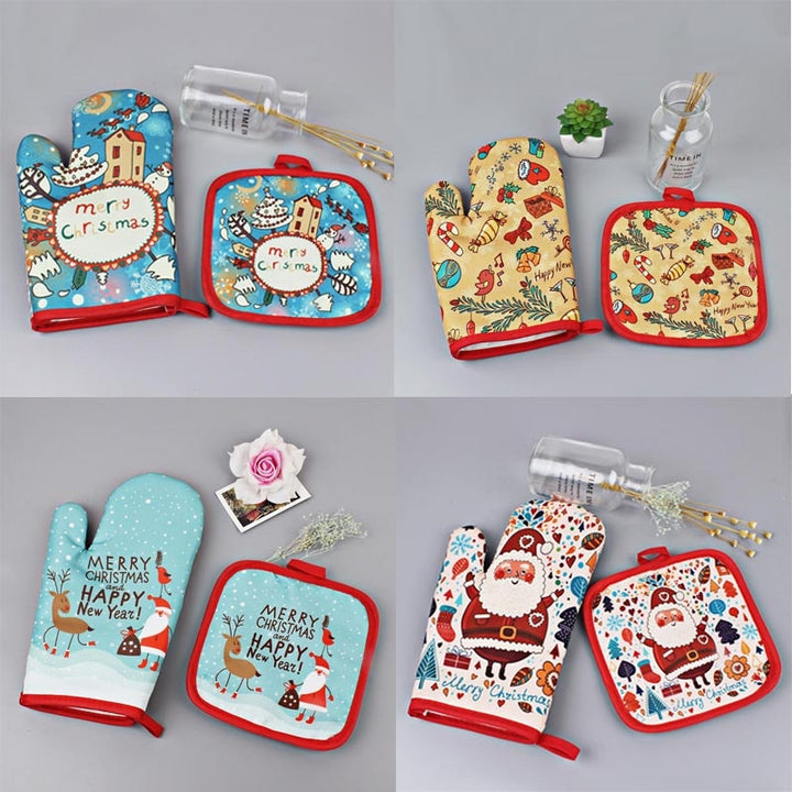 BowLift | Heat Resistant Christmas Oven Mitts