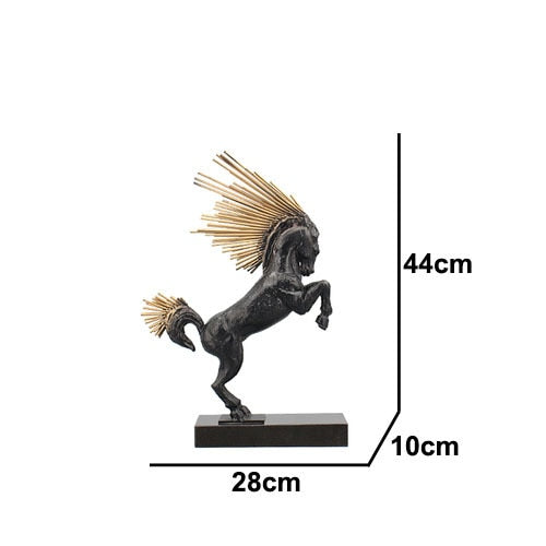 BowLift | Minimalist Abstract Horse Sculpture Art Figurine