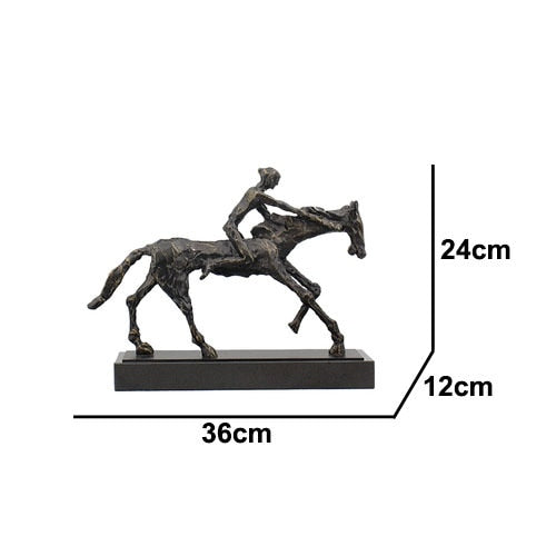 BowLift | Minimalist Abstract Horse Sculpture Art Figurine