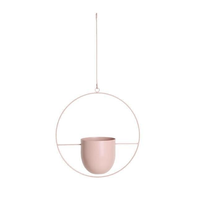 HaloRing Hanging Plant Holder – Metal Hanging Planter for Indoor and Outdoor | Bowlift