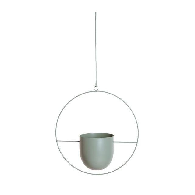 HaloRing Hanging Plant Holder – Metal Hanging Planter for Indoor and Outdoor | Bowlift