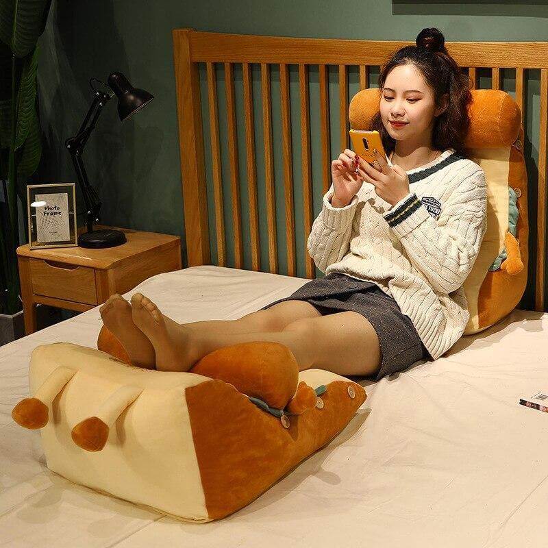 BowLift | I AM TOAST Cute Bedside Comfy Washable Pillow